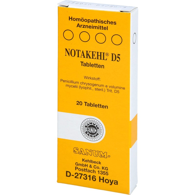 Sanum Kehlbeck D5 Tablets Pack of 20 Tablets