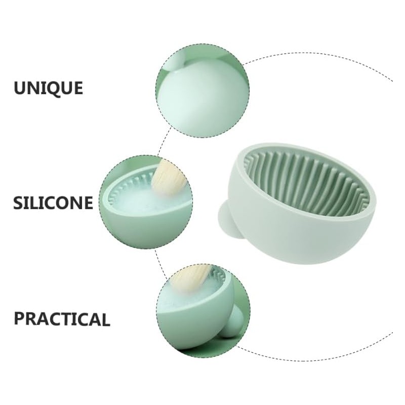 Recipiente de Silicona para Lavar Brochas de Maquillaje Portátil Diseño