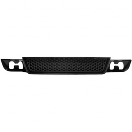 IKON MOTORSPORTS, Grille Compatible With 2007-2014 Gmc Yukon SLE SLT Denali & Yukon XL 1500 Denali, ABS Black Front Bumper Hood Grill, 2008 2009 2010 2011 2012