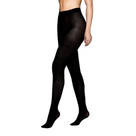 Vogue Thermal Tights Women's Super Soft Winter Tights 1 Piece, Black (1210 Black)