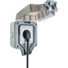 SCHWAIGER SOAD0100 Outdoor Socket Surface-Mounted Outdoor Socket Weather Protection Cover