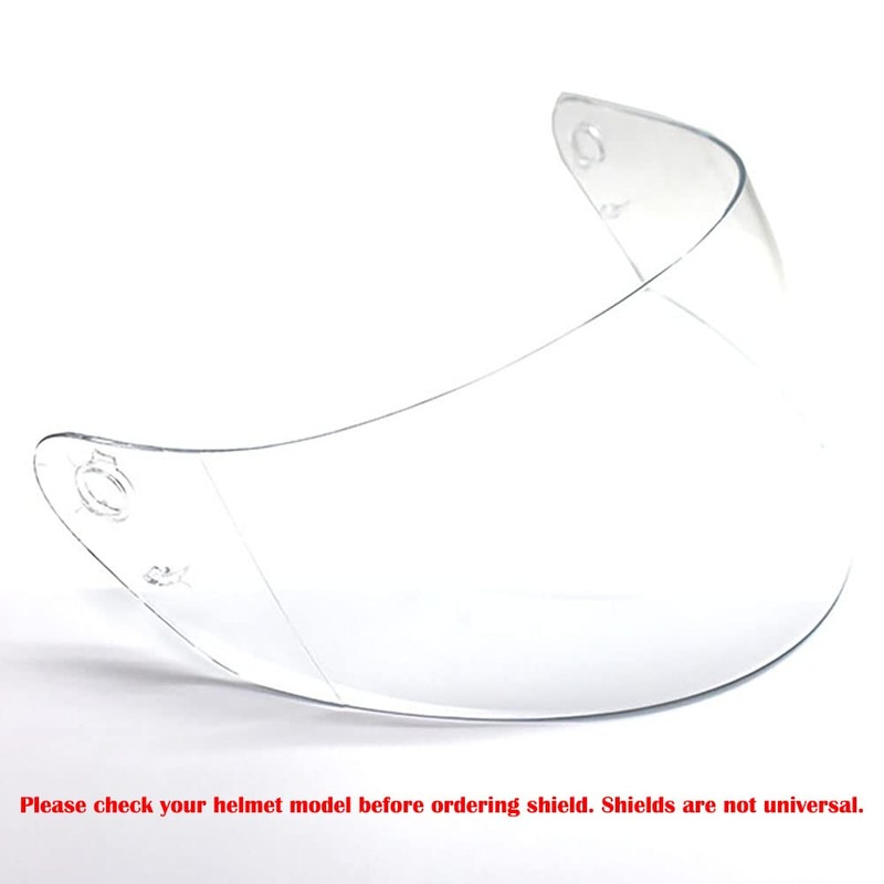 1Storm Motorcycle Dual Visor Full Face Helmet Shield for Helmet