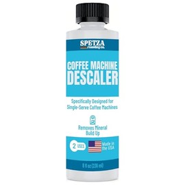 SPETZA roasting co. Single Serve Coffee Machine Descaler, Espresso Machine Descaler, Descaling Solution 8oz 2 uses