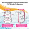 Inspired Living Inflatable Pool Float Lounger Tube with Speaker, Bluetooth