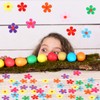 Felt Flowers Fabric Flowers Embellishments for DIY Crafts (200 Pieces)