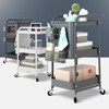 Bethlehem Beauty Mobile Salon Supply Tray Cart Gray Trolley
