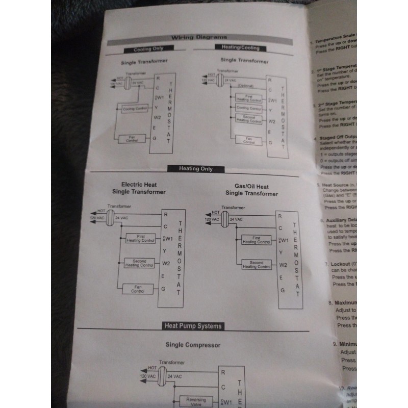 ICM SC2311L Simple Comfort 2 Stage Thermostat Cool Heat Pumps