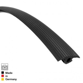 KINETIK MSystem® Cover Profile 8 32 x 4 mm for Aluminium Profile Slot 8, Material: NBR Black, Compatible with Item