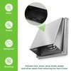 Stanbroil 4 Inch Wall Vent Cover, Square Stainless Steel External
