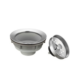 Pacific Bay Sink Strainer with Stainless Steel Removable Basket (3.5” Drain)
