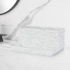 WHITE FLORAL BATHROOM TRAY for COUNTERTOP organizer for bathroom