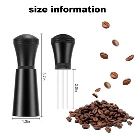 Aililong Normcore WDT Espresso Tool mit 7 Edelstahl Nadeln, Abnehmbarer Kaffee Distributor & Espresso Verteiler, Kaffee Nadel Distributor für Baristas und Kaffee Liebhaber.