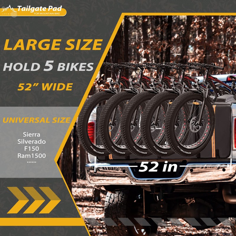 GoHimal Tailgate Pad Pro for Mountain Bike, Tailgate Bike Pads