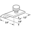 Prime-Line PL 7955 1/8 In. Offset Storm Door Panel Clips