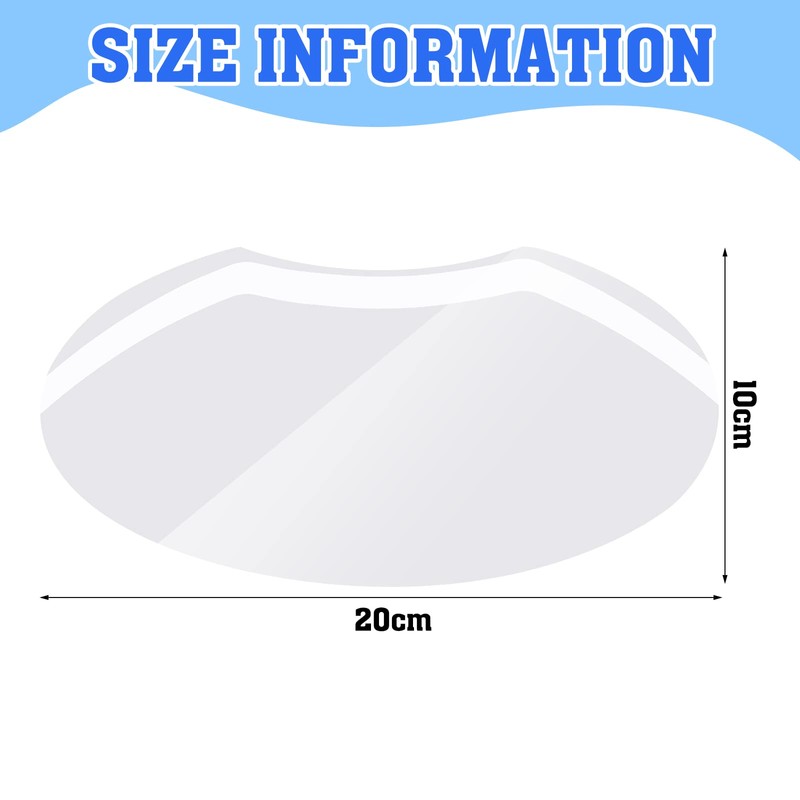 VEGCOO 150 Pcs Shower Face Eye Protector Shield, Shower Face