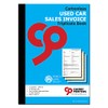 Cherry Carbonless NCR Used Car Sales Invoice Book A4 50