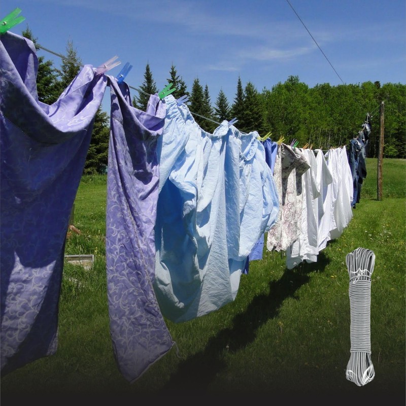 Outdoor Washing Line Rope Heavy Duty Clothes Lines Outdoor Laundry