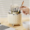 360° Rotating Eyeshadow Brush Organiser Makeup Brush Display Holder with