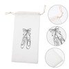 3 Pcs Ballet Shoes Drawstring Bags Lightweight Dance Shoe Storage
