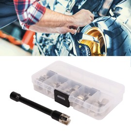 Portable Spoke Wrench Tool Heavy Duty Motorcycle Spoke Wrench Set with Transparent Box for Motorbike