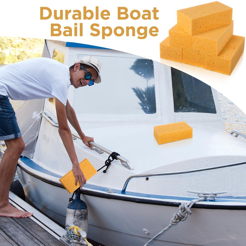 Mimorou 10 Pcs Large Sponge Bulk 7.9 x 3.9 x