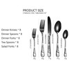 XIAOYU 40 Piece Halloween Skeleton Silverware Set, Tableware Cutlery Set