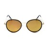 Calabria Trendies The Kaitlyn, Flat Fashion Sunglasses with Mirrored Lens,