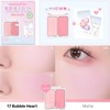 2AN Dual Cheek & GiftSpecial Set 2items, Shade:17 Bubble Heart(+Heart