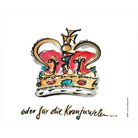 Inkognito Glasses Cleaning Cloth 18 x 15 cm • 44300 Crown Jewels Artist Martin Scheffler