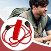 Life Jacket Whistle,High-Decibel Kayaking Whistle with Lanyard - Waterproof Survival