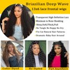 MMBRZ Deep Wave Lace Front Wigs Human Hair 150% Density