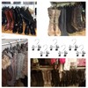 SUNTRADE Double Adjustable Clips Boots Hangers,Space Saving Boots Socks Bags