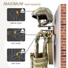 GEMMAHW Wall Mount Helmet Holder - Sturdy Motorcycle Helmet Stand