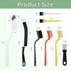 12Pcs Crevice Cleaning Brush Set, Hard Bristle Cleaning Tool with