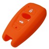 Orange Silicone Key Fob Cover Case Protector Compatible with Subaru
