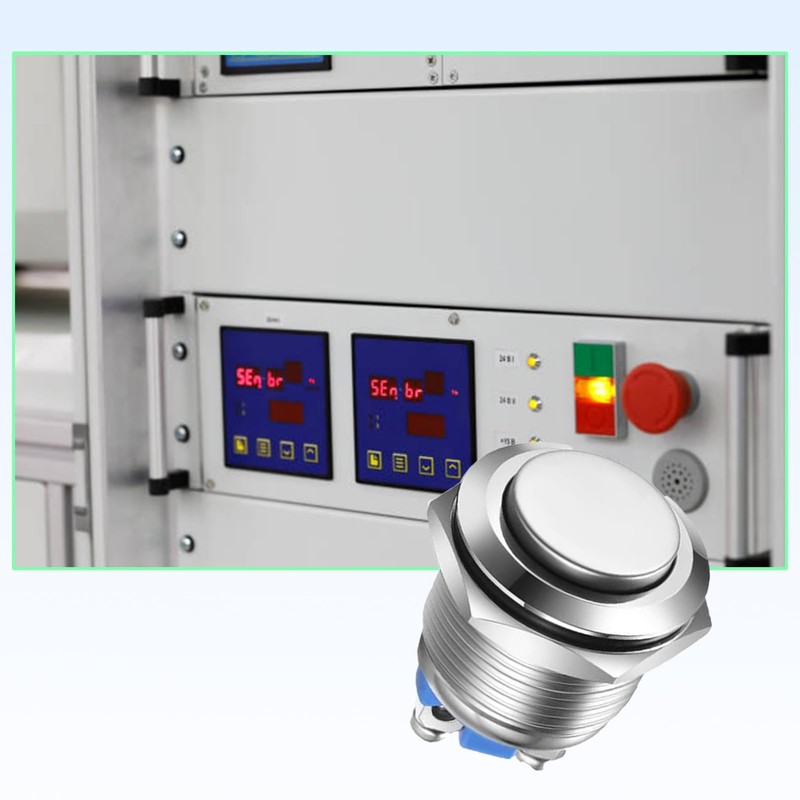 16 mm Round Start Button, Push Button Bell Button, IP67