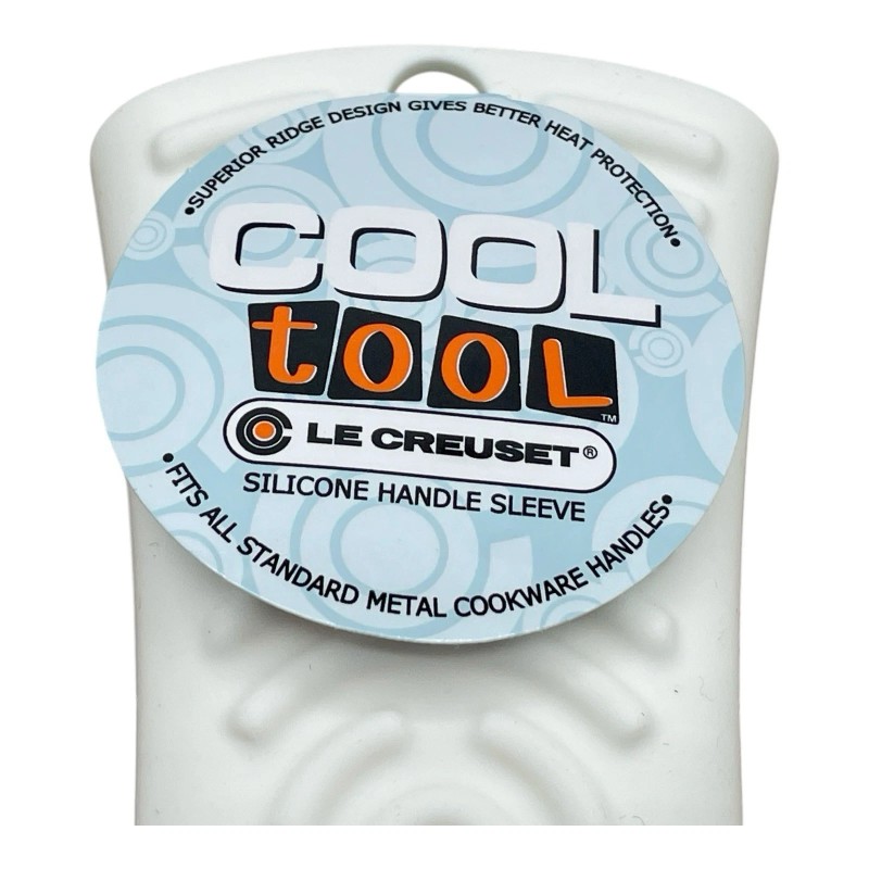 Le Creuset Cool Tool Silicone Sleeve Handle White New