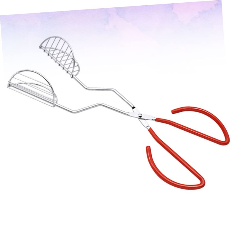 LABRIMP Stainless Steel Pizza Tongs Food Tongs for Serving Multi-use