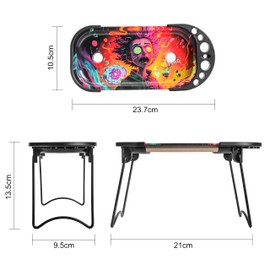 Cone Filler Pre Roll Machine for King Size&1 1/4 Size-Cone Loader Includes Metal Rolling Tray,Foldable Stand, Placement Device & Brush (Black)