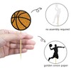 Moitkptt 24Pcs Basketball Cupcake Toppers for Party Decorations, Player &