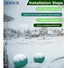 PETCHOR 4PCS Winter Plant Covers Freeze Protection for Outdoor Plant