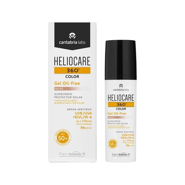 Heliocare 360 Gel Oil-free Color Beige Spf 50 50 Ml
