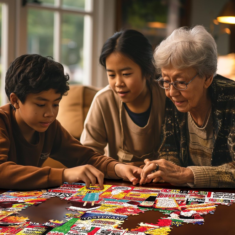 White Mountain Puzzles Things I Ate As A Kid Collage