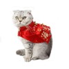 Chinese New Year Cat Costume,Pet Clothes New Year Clothes Cloak
