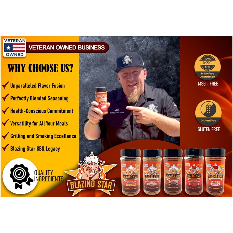 Blazing Star Ultimate Seasoning Bundle – All 5 Blazing Star