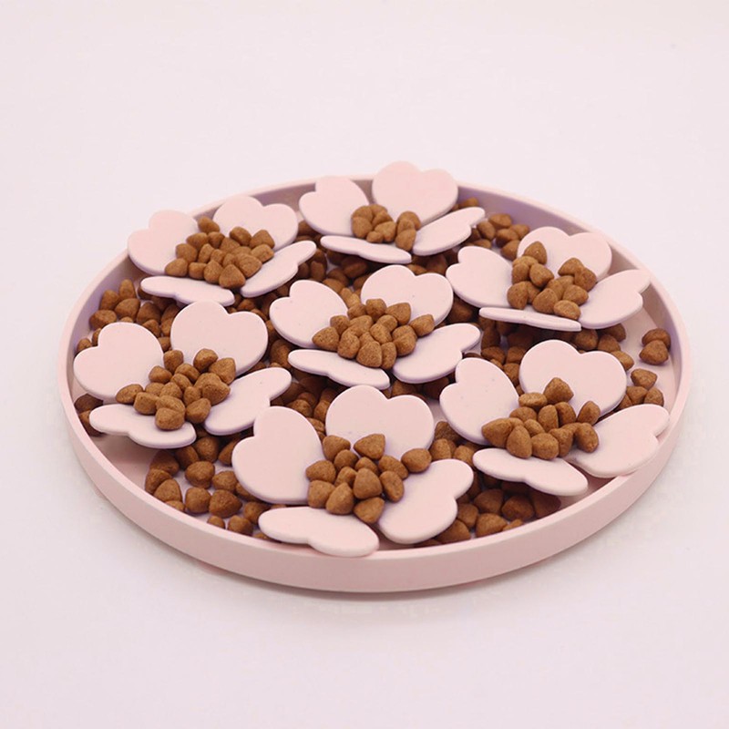 Cat Pet Silicone Slow Food Mat with Suction Cup Cat