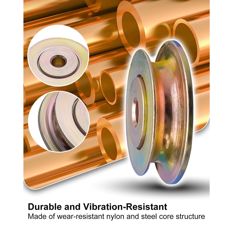 (2 Pcs) Cut Off Flange Track Bearing Kit Compatible with