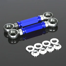 ADJUSTABLE LOWERING LINK Compatible With DR-Z400SM/S/E DR650/S/SE GSX1300R HAYABUSA KLX300 KLR650 ZX10R ZX6R KX112/KX80/KX120 KX85 (Blue)