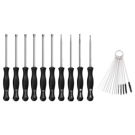 FONGKNOX 12 PCS Carburetor Adjustment Tool with Screw, Carburetor Screwdriver, Cleaning Tool, Carrying Bag