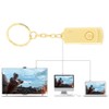Gold Metal Rotating U Disk with USB Interface for Windows